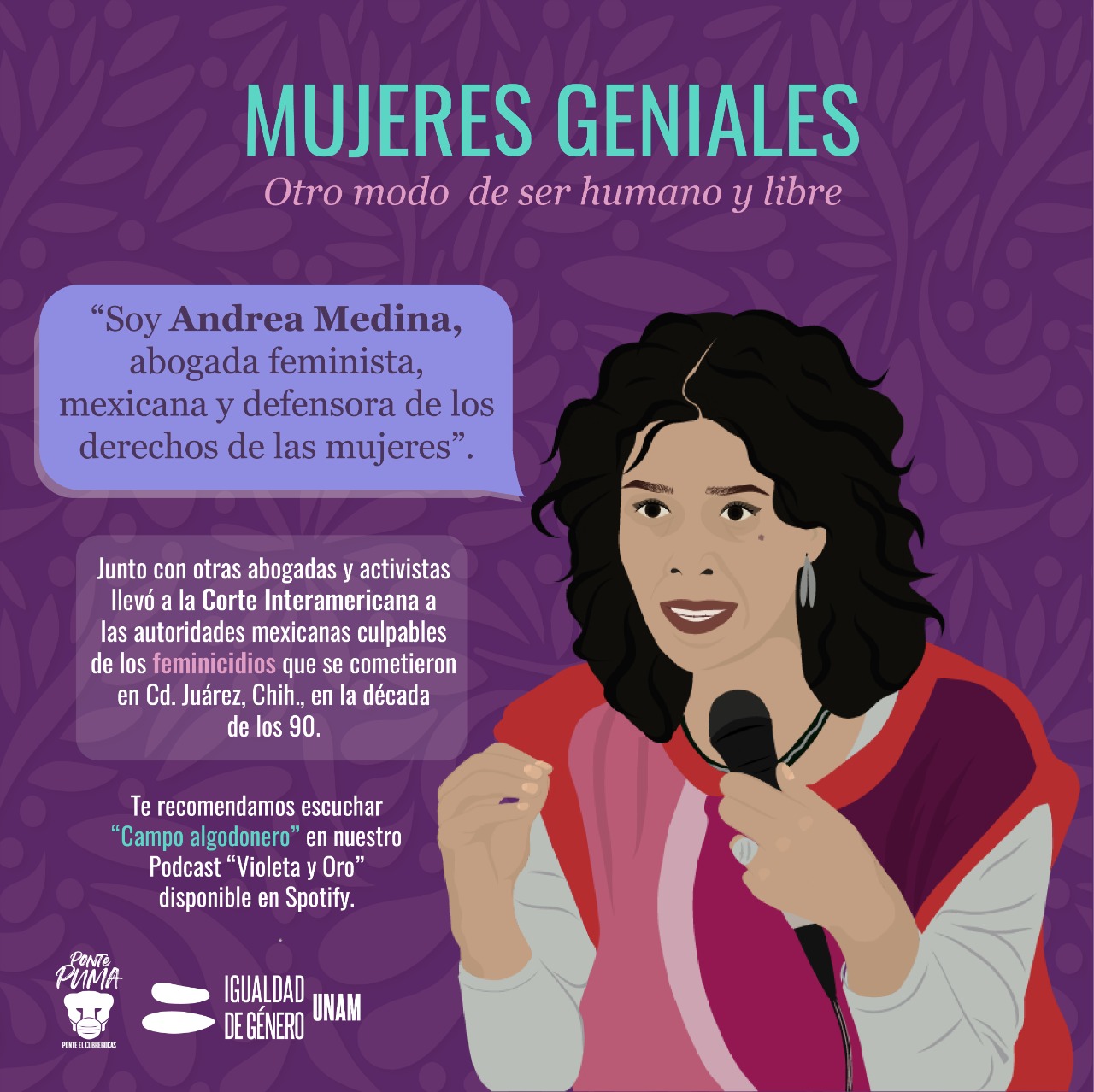 Andrea Medina Abogada Feminista