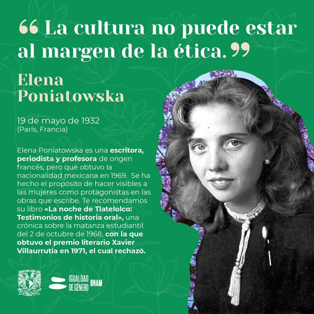 Elena Poniatowska CIGU UNAM