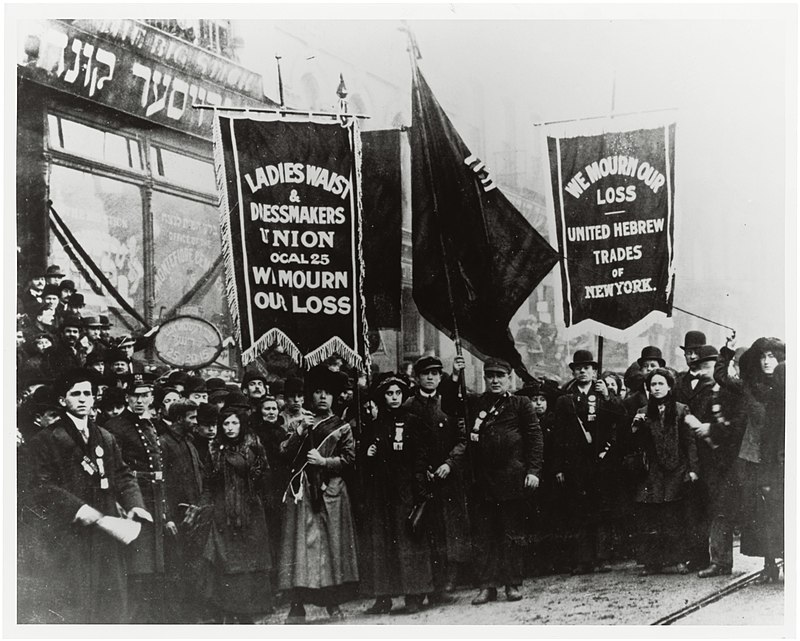 Protesta por el incendio de la Triangle Shirtwaist Factory, 1911